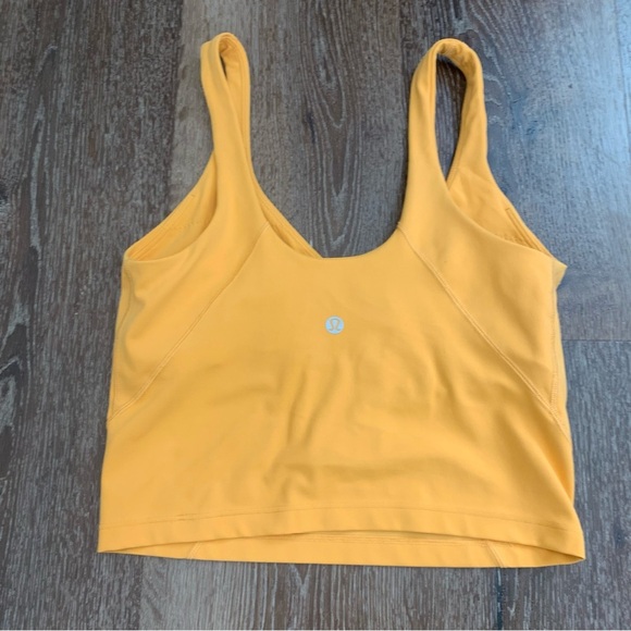 Lululemon womens orange align top 6 - Picture 1 of 6